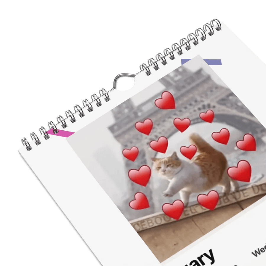 Wall Calendar (2024): Meme Cats product image (9)