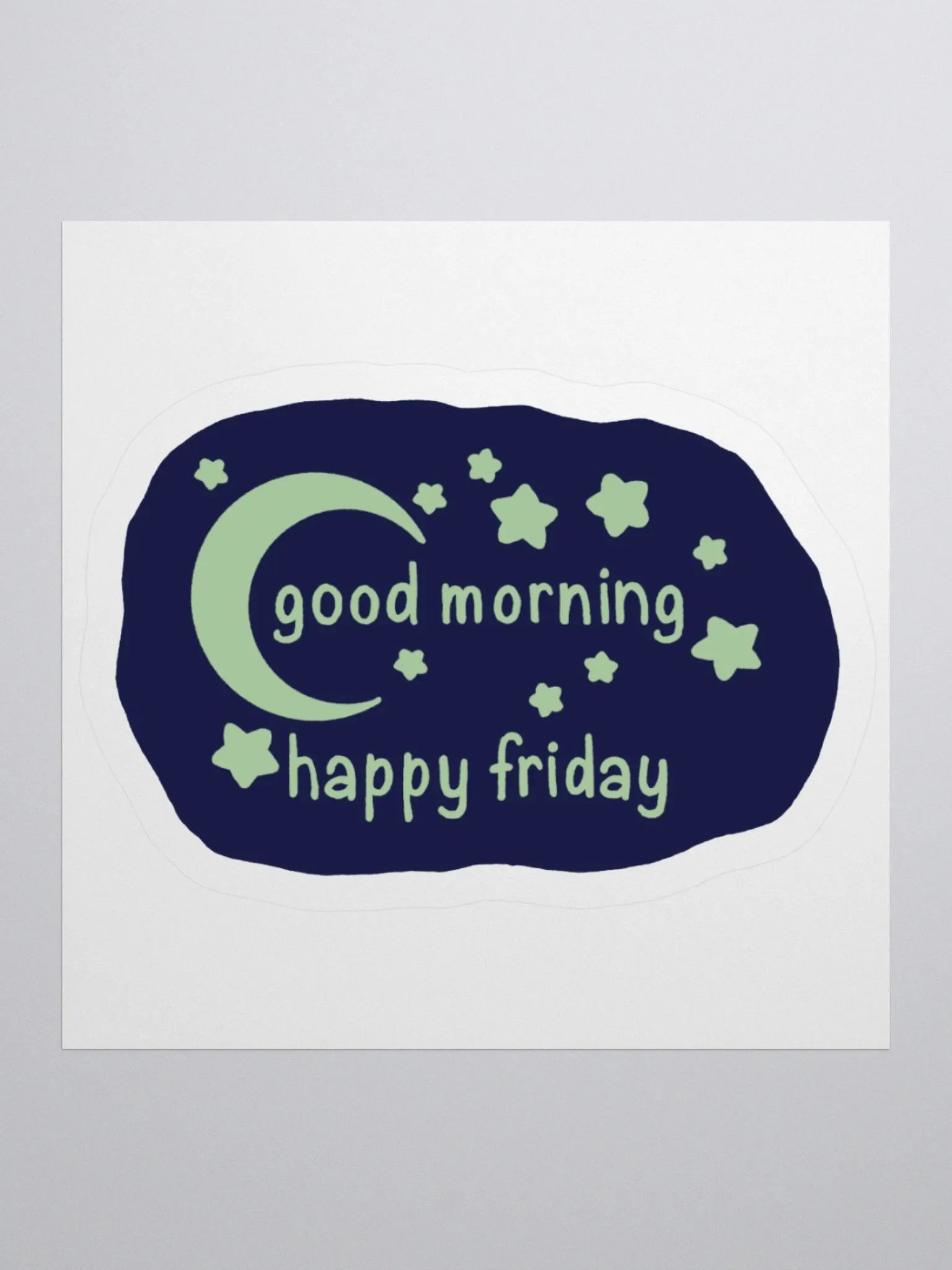 "Good Morning Happy Friday" Sticker product image (1)
