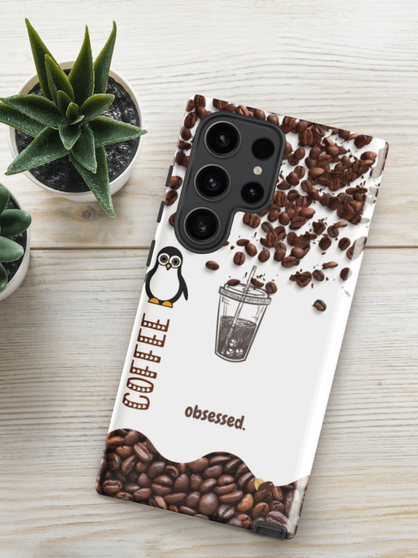 Coffee Samsung Case I Cute Aesthetic Coffee Lover Phone Cover I Wireless Charging Supported product image (3)