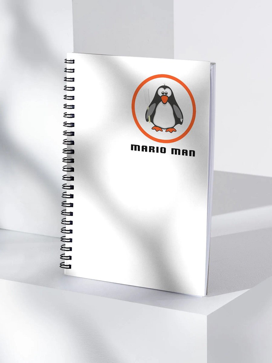 Mario Man Spiral Notebook product image (4)