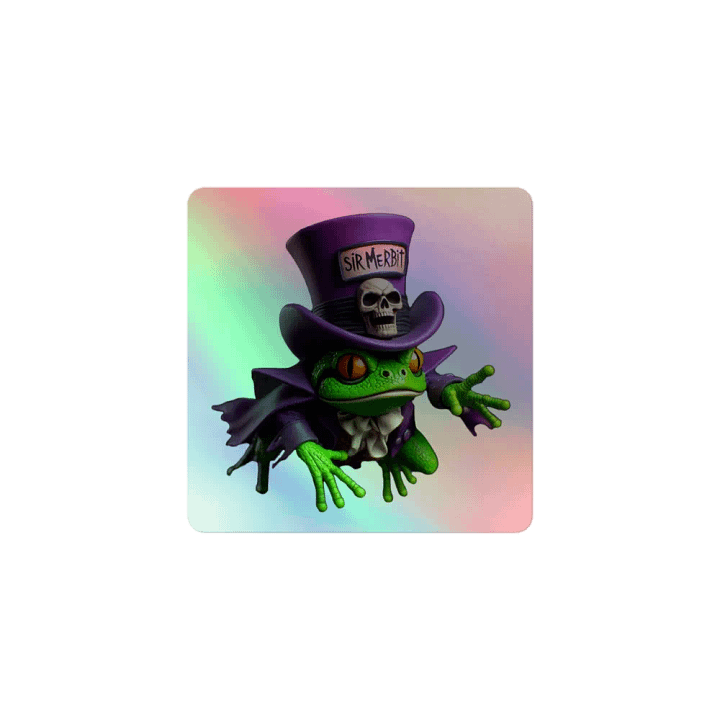Merbit Kiss-Cut Holographic Sticker product image (1)