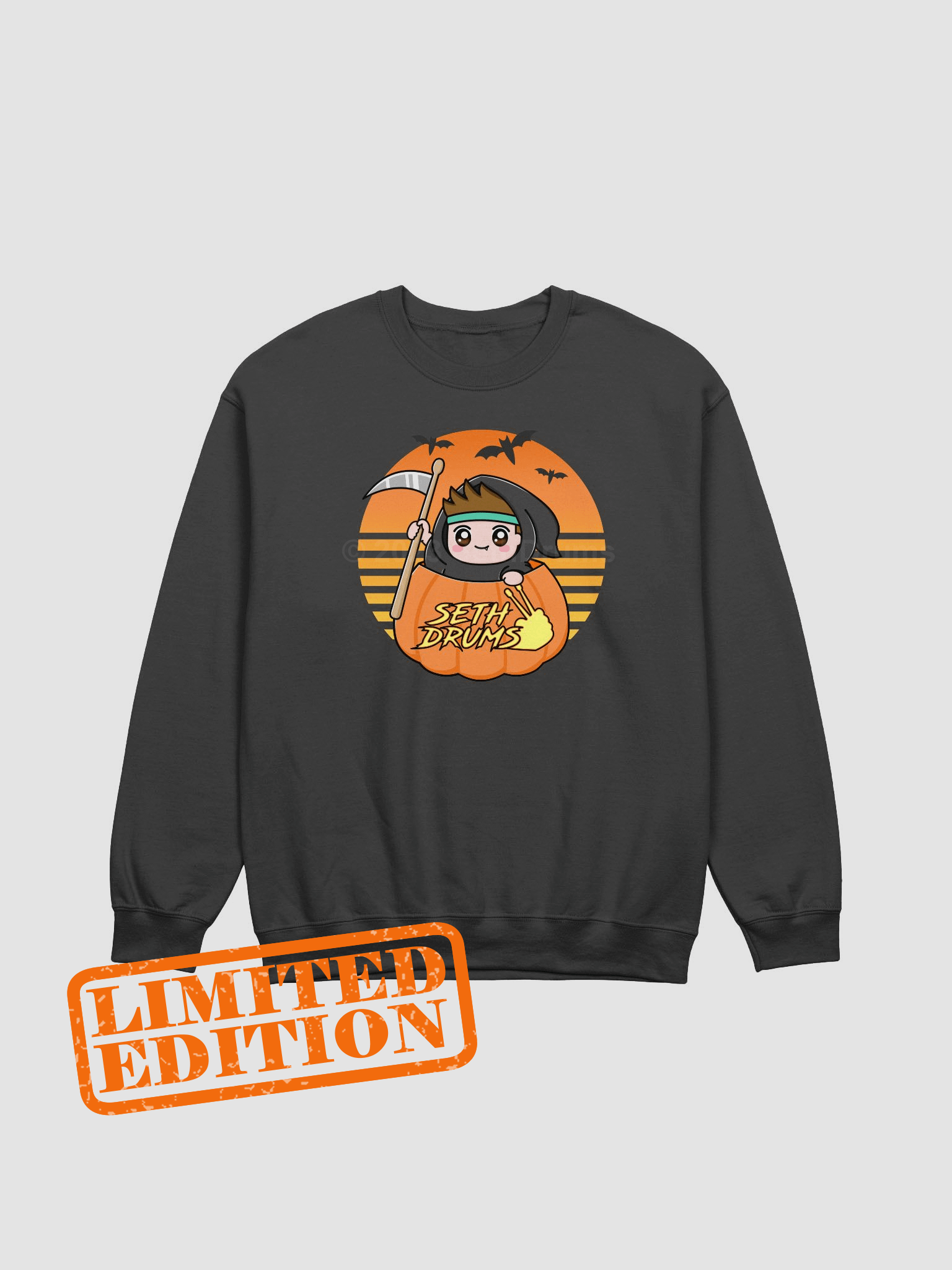 SethDrums Halloween Sweatshirt product image (1)