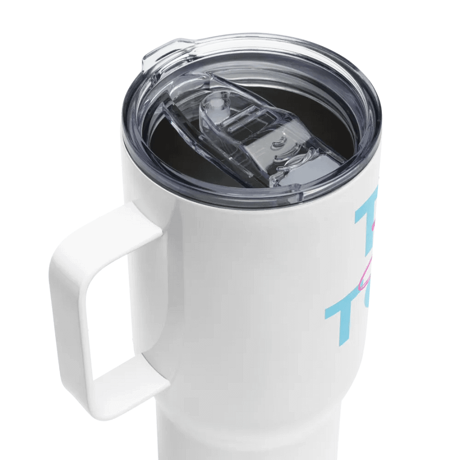 Travel Mug with Handle and Lid - 