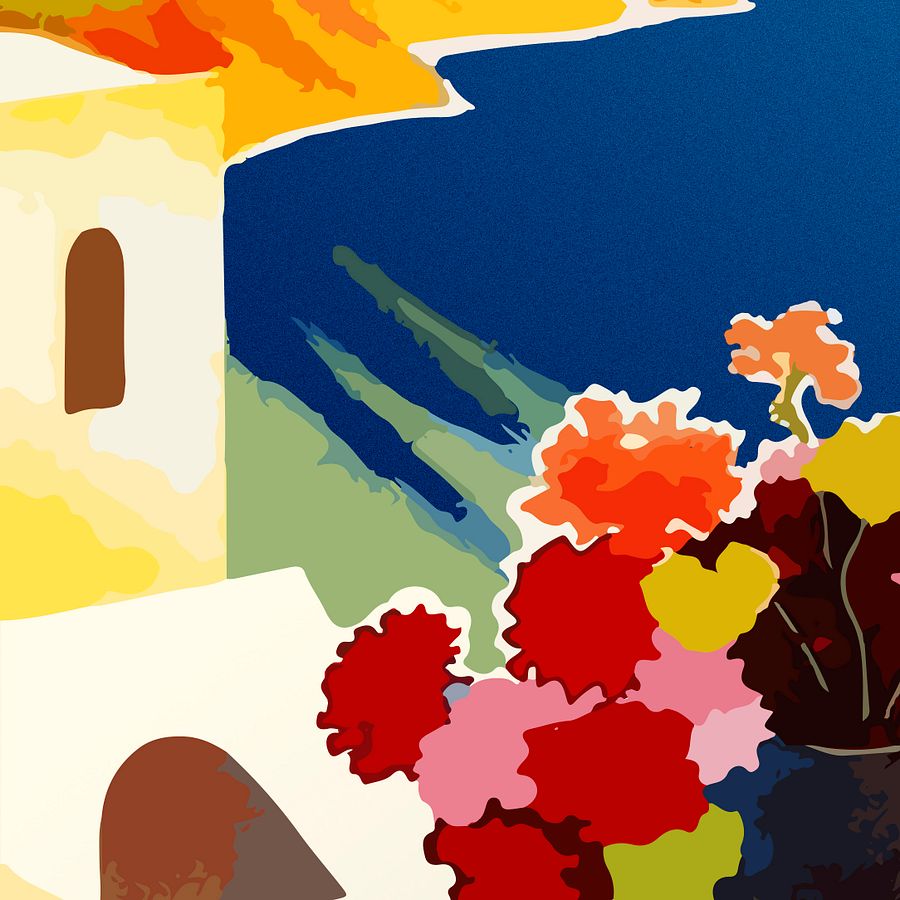Capri - L'Isola del Sole, Italy (ENIT, 1952) — retro vintage travel poster, vintage travel art, propaganda poster product image (4)