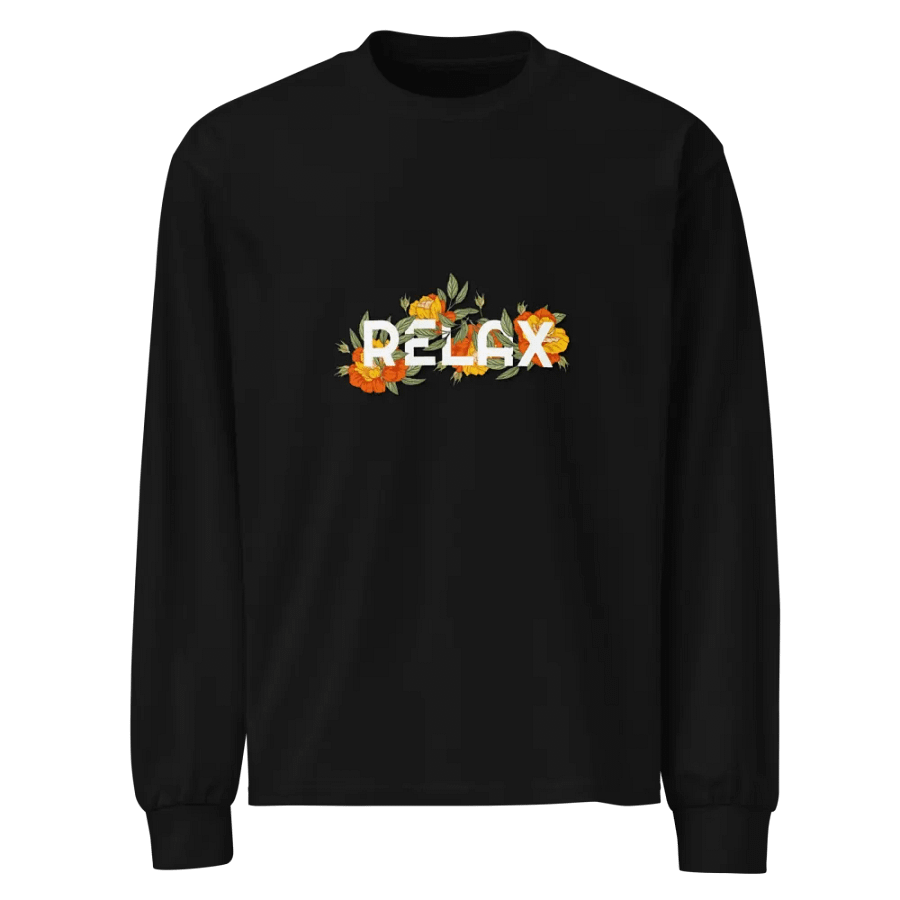 Relax Floral Unisex Long Sleeve Shirt product image (1)