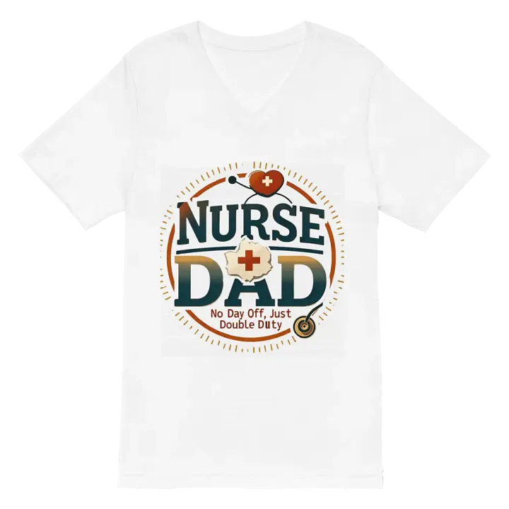 Nurse Dad Double Duty V-Neck Tee product image (2)