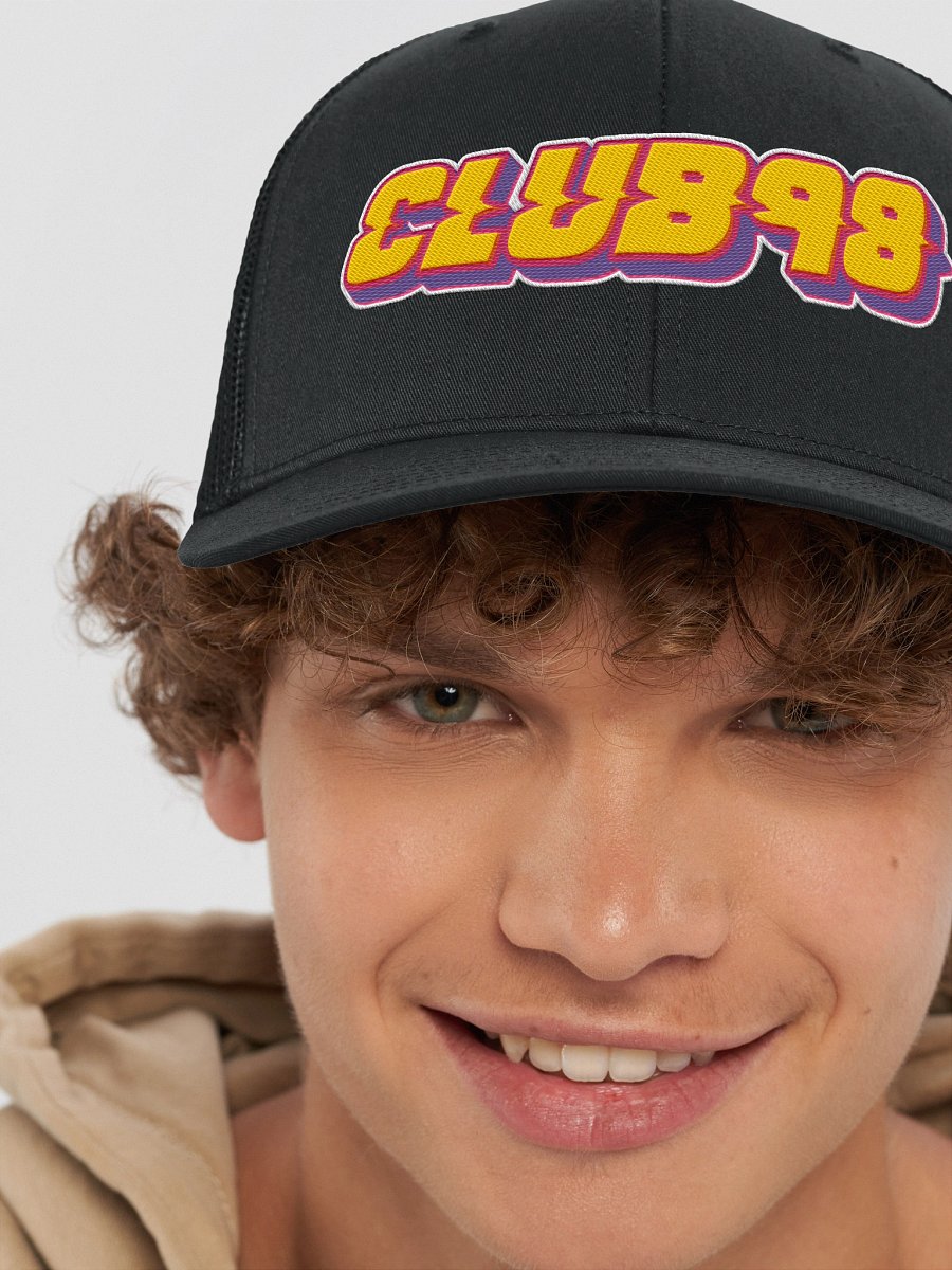 Vibrant Retro Club98 Trucker Hat product image (8)