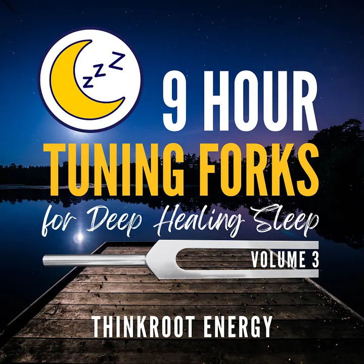 MP3 ALBUM | 9 Hour Tuning Forks for Deep Healing Sleep: Volume 3 product image (1)