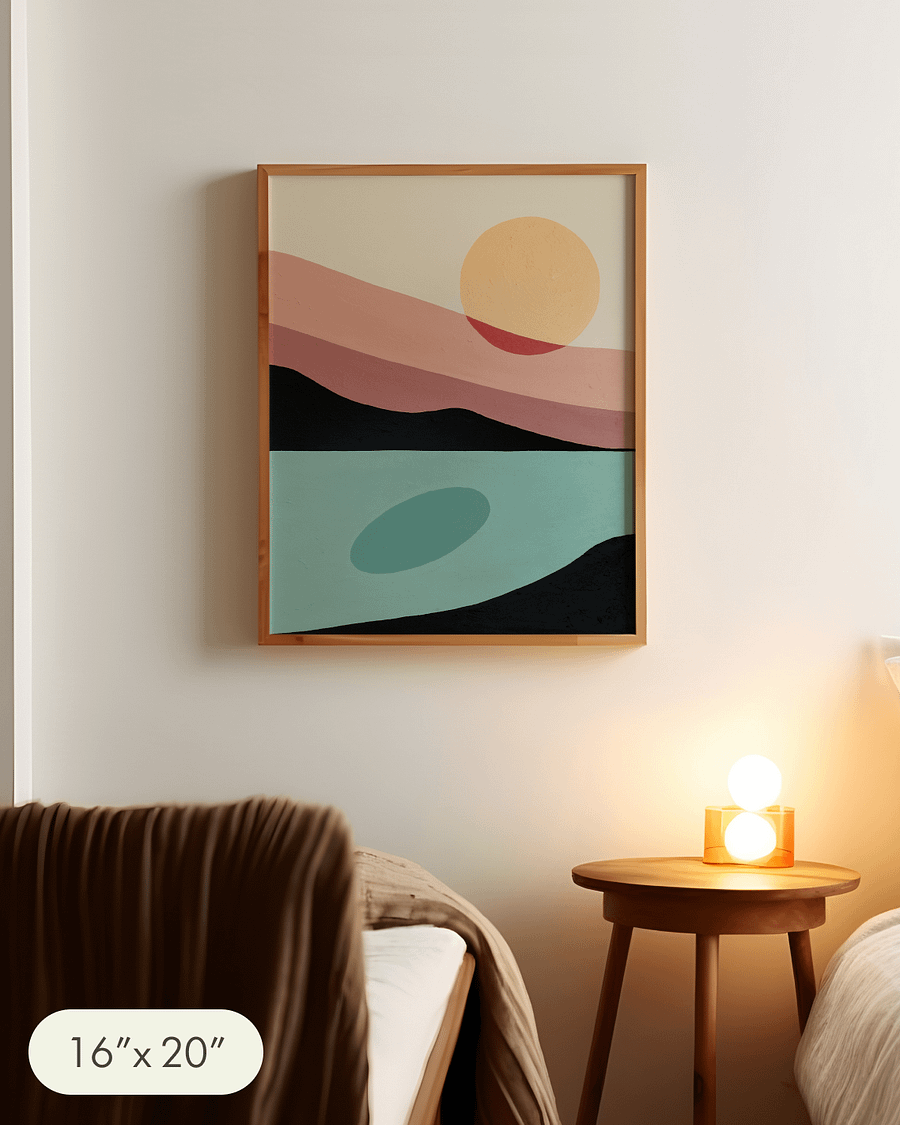Mountain Sunset Print product image (3)
