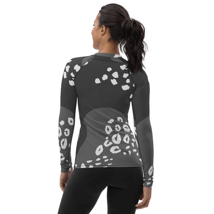 Grey Leopard Dream Women's Rash Guard product image (2)