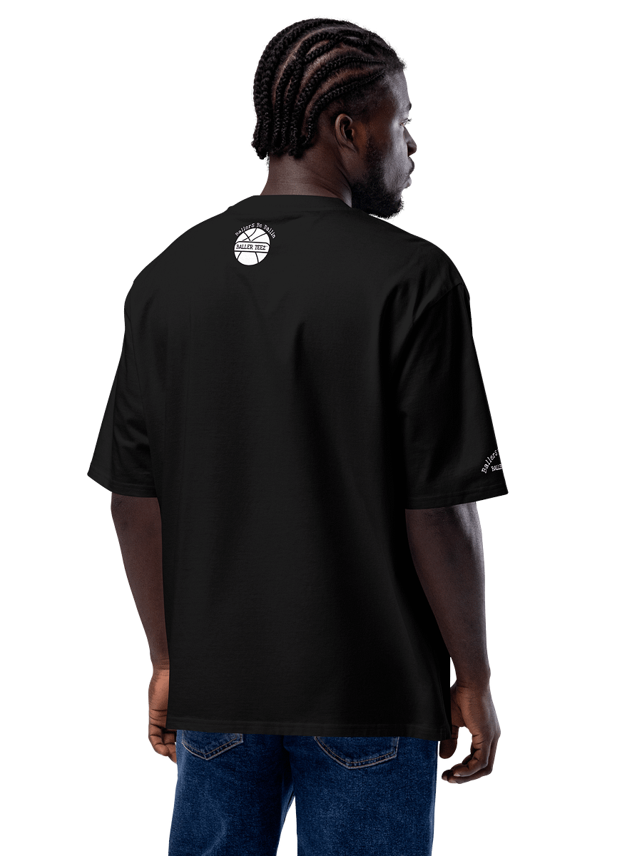 Baller Teez Oversized Black Heavyweight Tee product image (5)