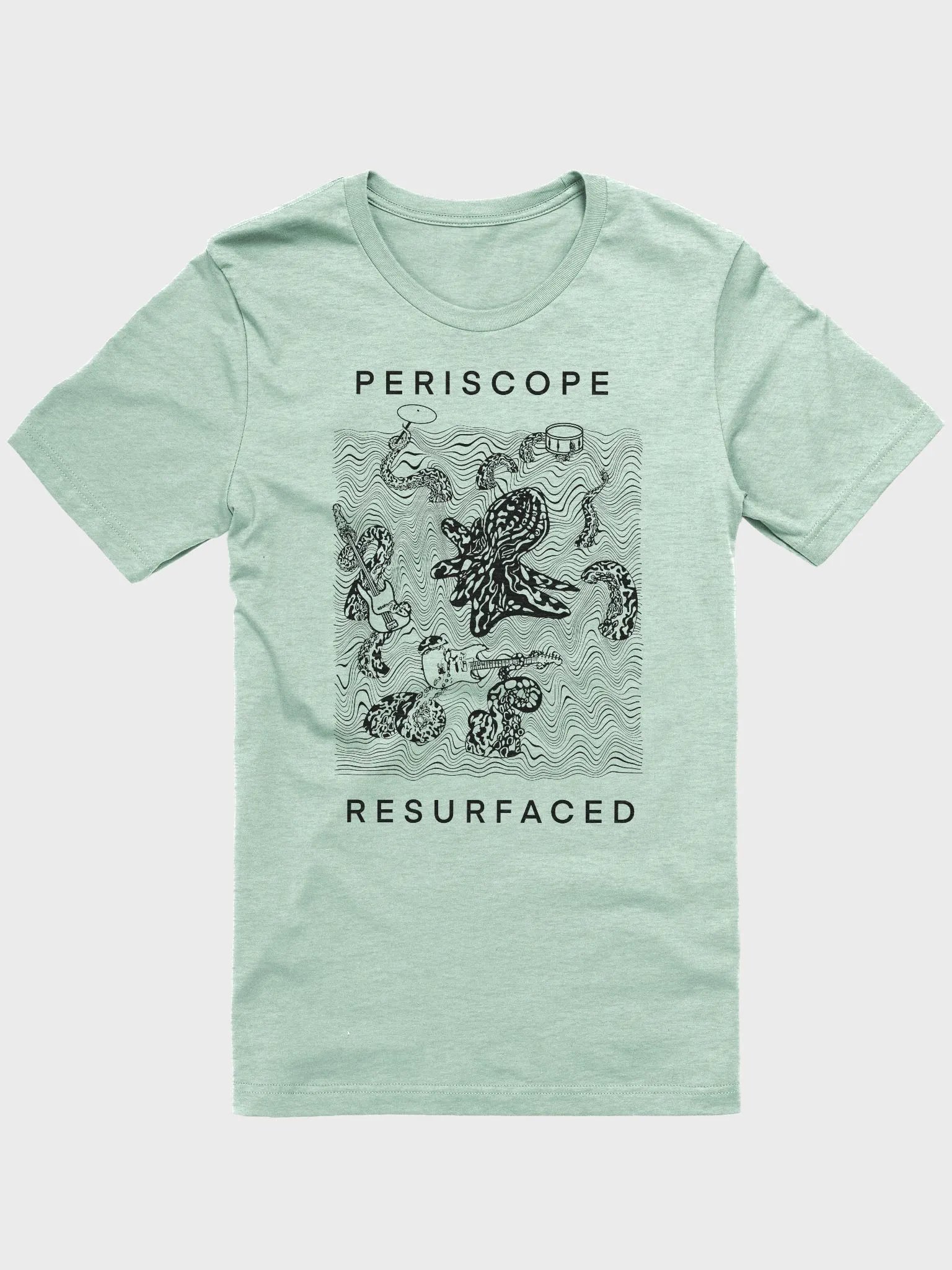 Periscope Resurfaced Black Print Tee (12 Color Options!) product image (1)
