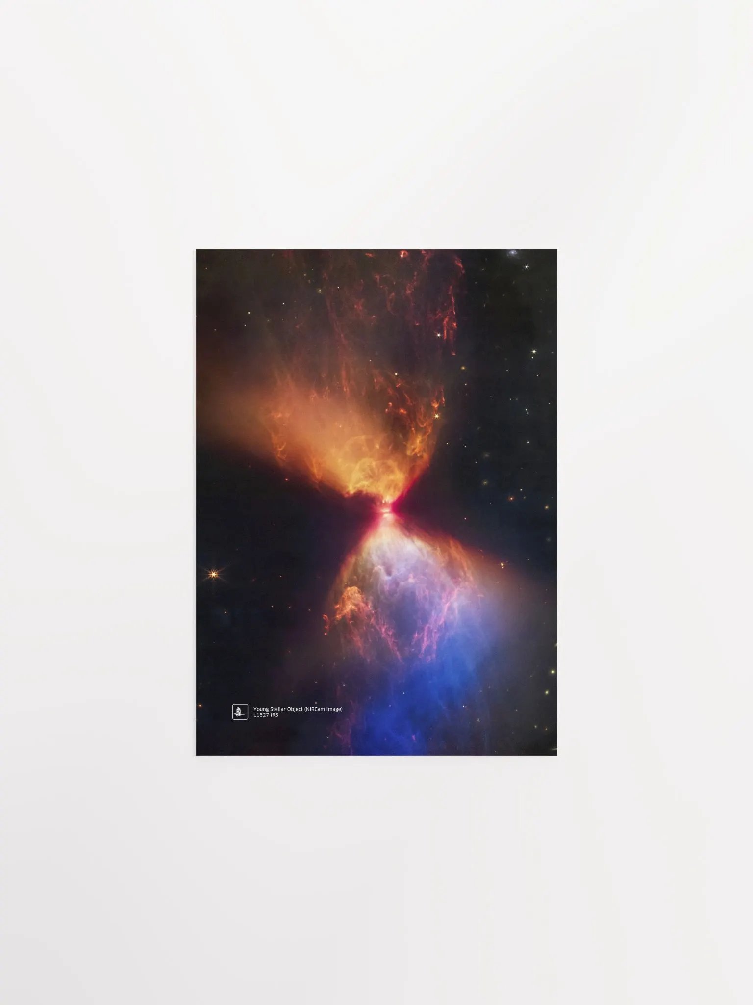 JWST Young Stellar Object (Fiery Hourglass), L1527 (James Webb/JWST) — space poster, science poster product image (9)