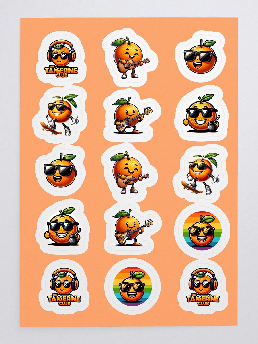 Tangerine Sticker Sheet product image (3)
