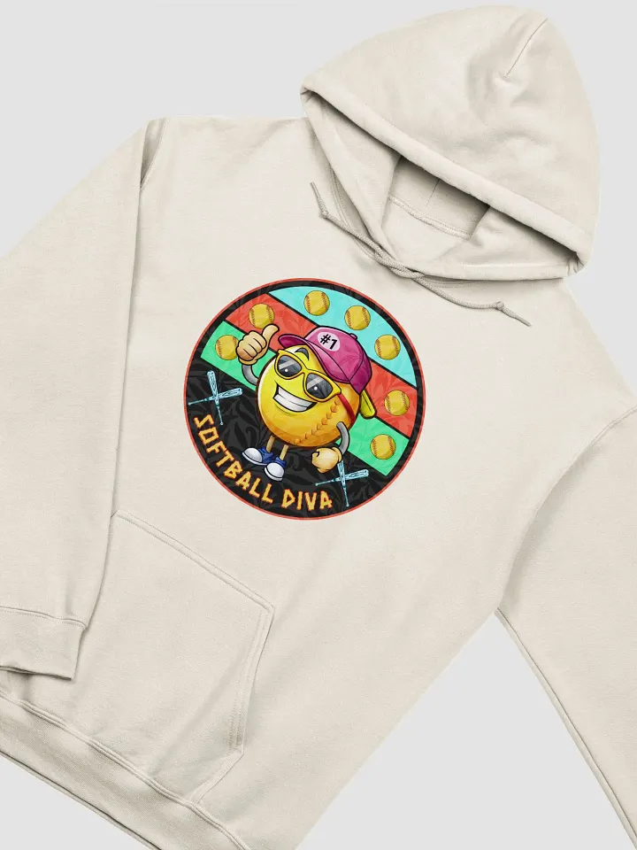 Softball Diva Thumbs-Up Hoodie product image (18)