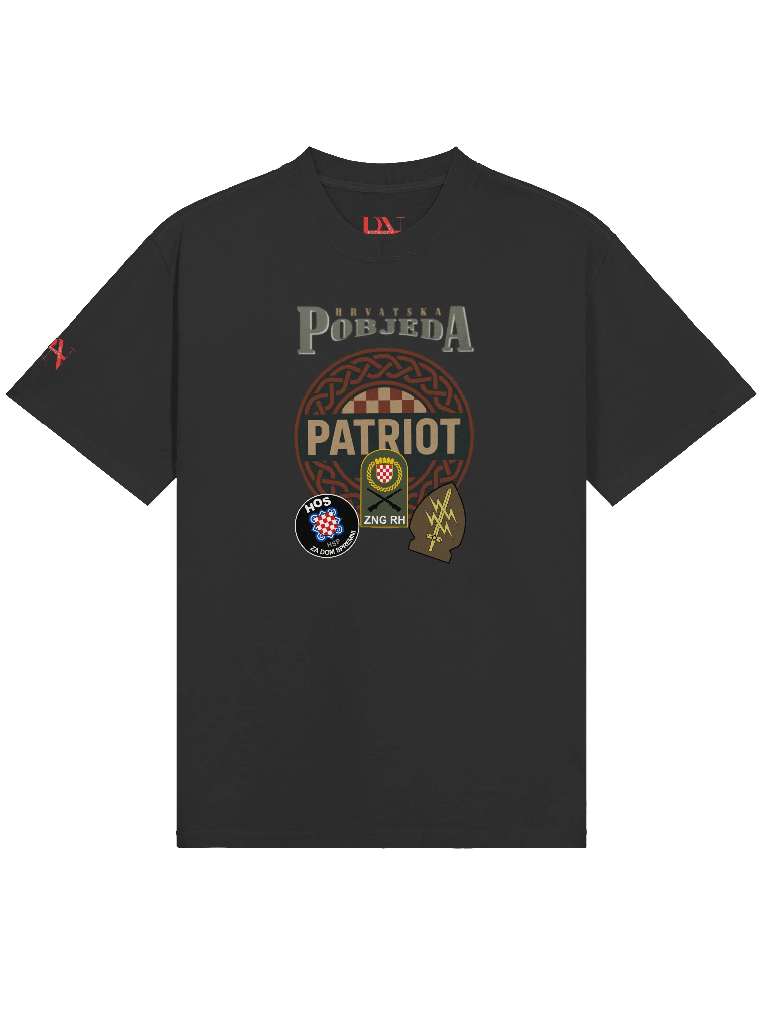 PATRIOT NEDO Stylized Logo Faded T-Shirt product image (3)