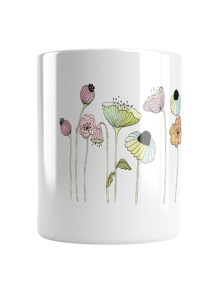 Delicate Watercolor Flower Ceramic Mug product image (1)