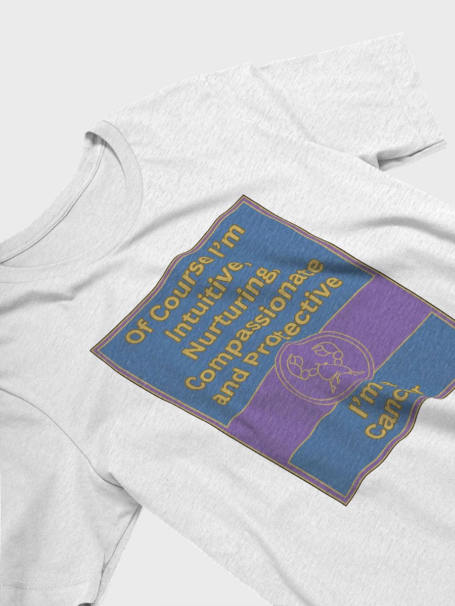 Of Course I’m Cancer Zodiac Sign T-Shirt, Zodiac Sign Vibes T-Shirt, Cancer T-Shirt, Astrological T-shirt product image (4)