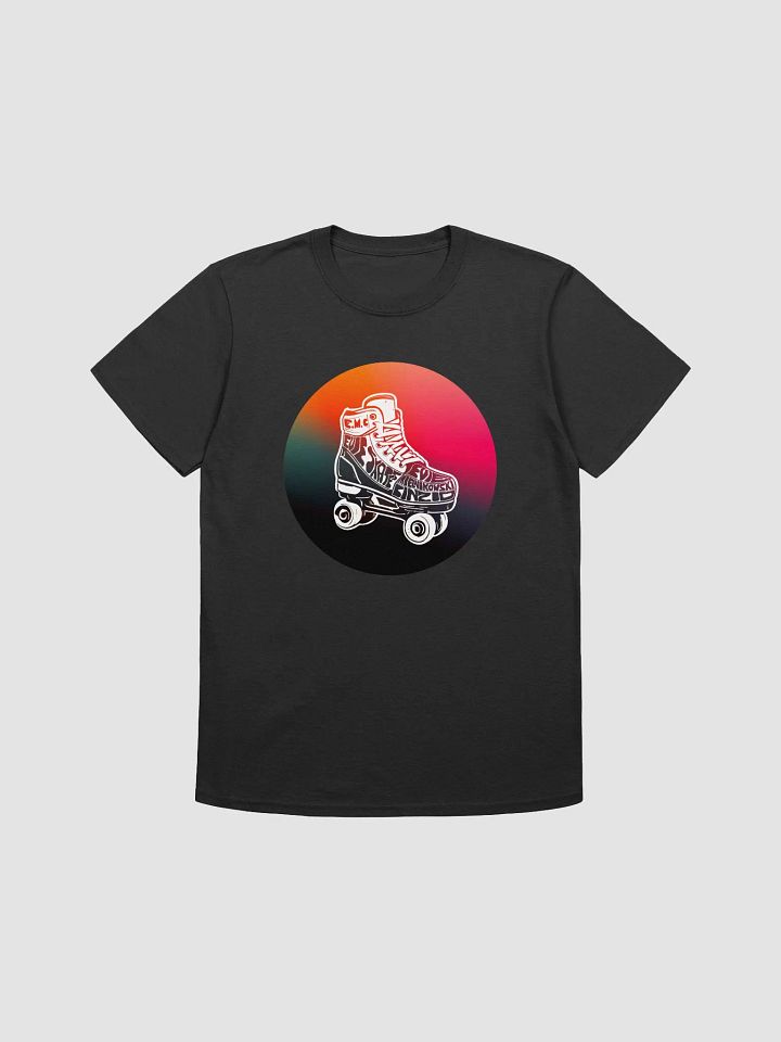 Evie Skate T-shirt dark rainbow product image (1)