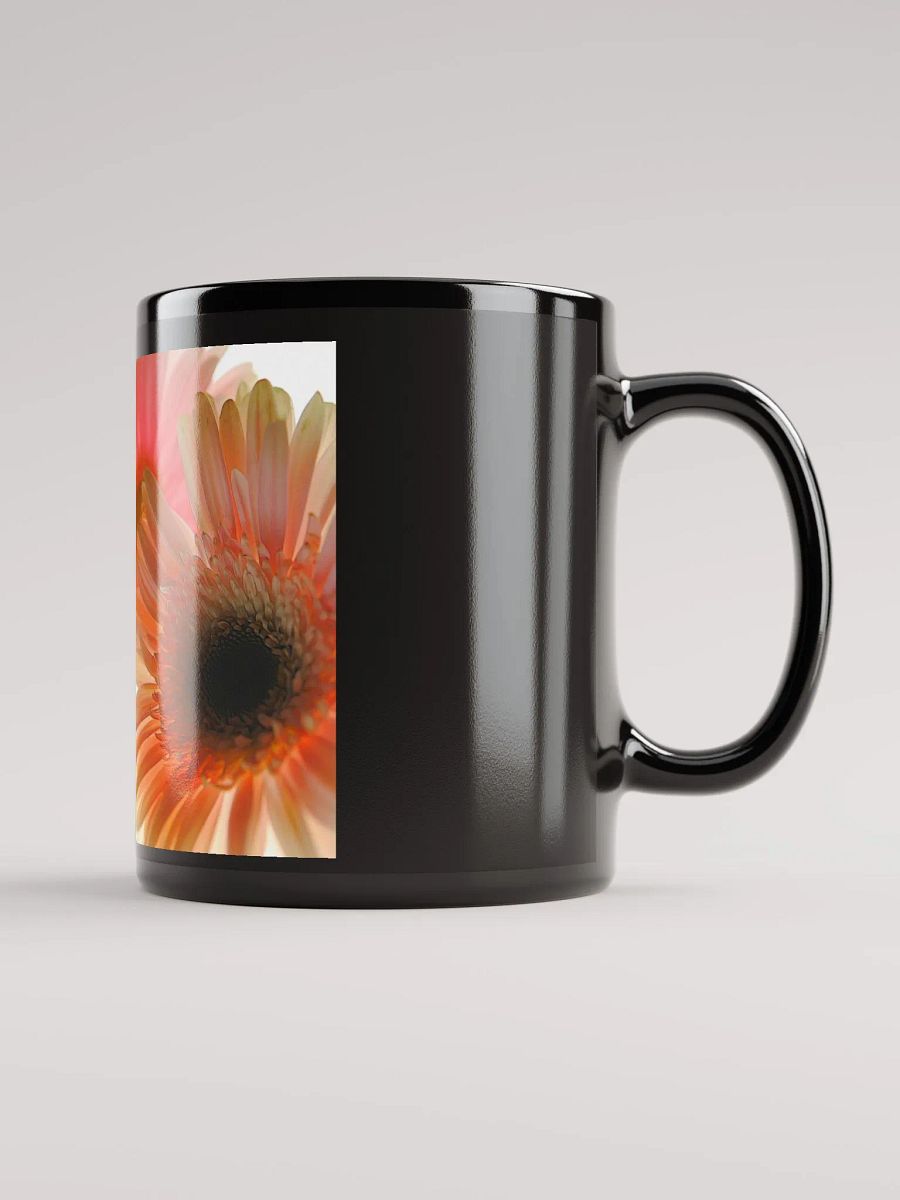 Flowers 2602 Black Coffee Mug product image (2)