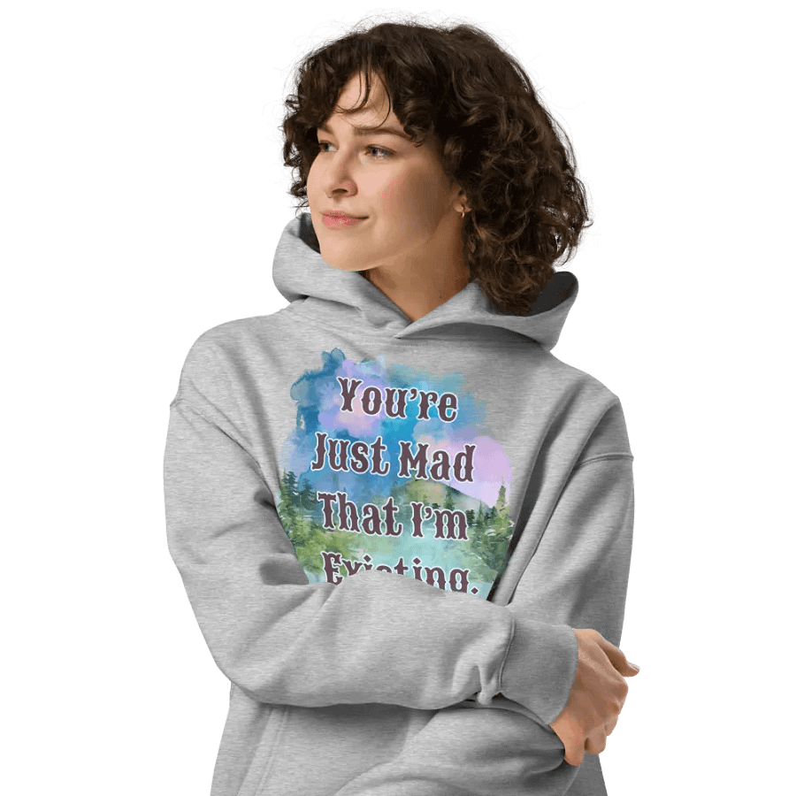 I'm Existing Unisex Oversized Hoodie product image (4)