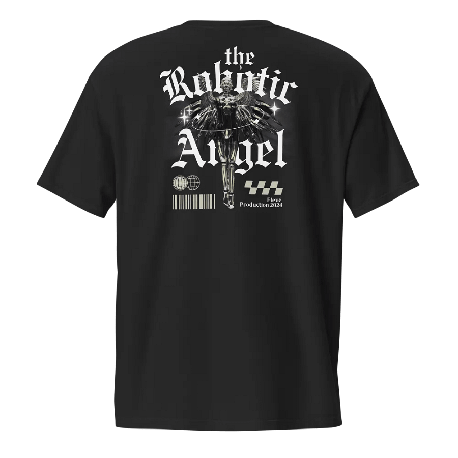 Bionic Angel Wings Unisex Pocket Tee product image (5)