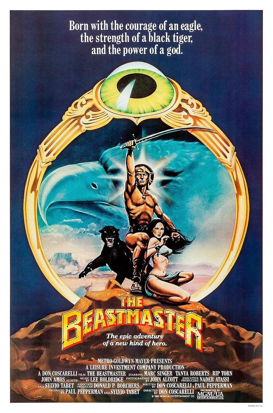 Beastmaster 1982 commercial poster