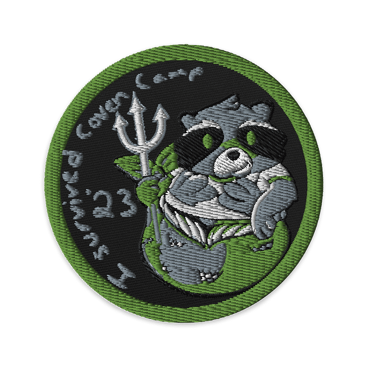 CC23 Butthole Sirens Silver Patch product image (1)