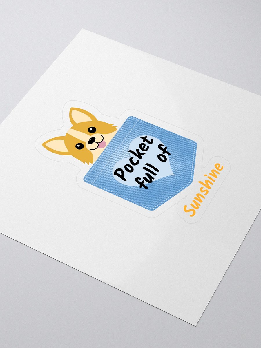 Pocket Full of Sunshine Corgi Stickers product image (3)