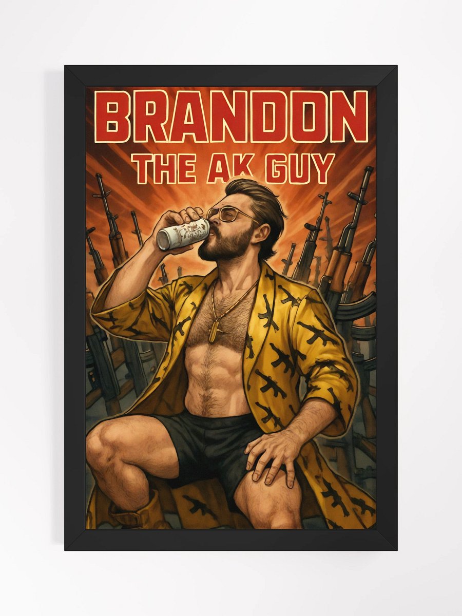 Brandon The AK Guy Framed Poster product image (1)