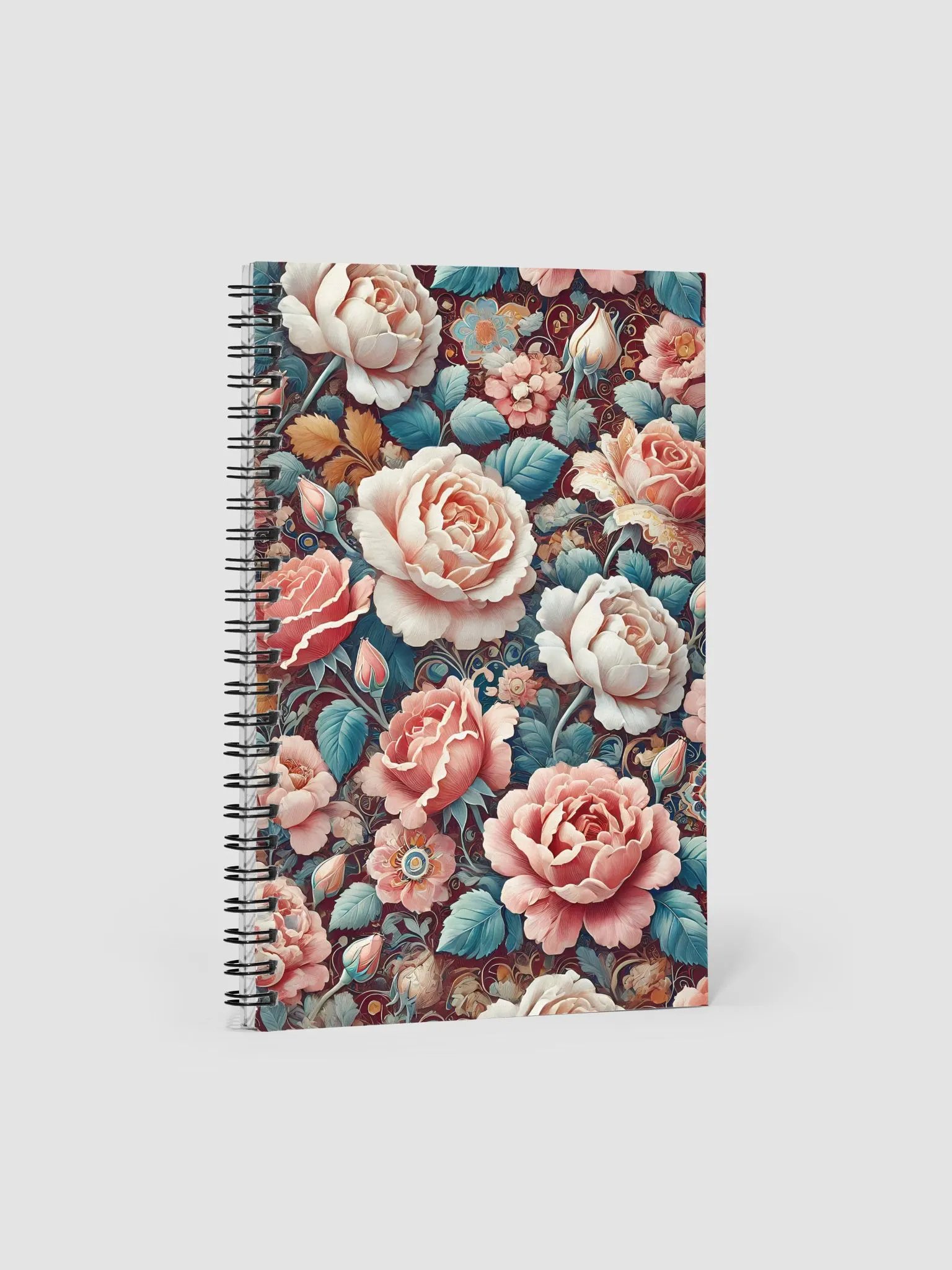 Royal Floral Spiral Notebook product image (1)