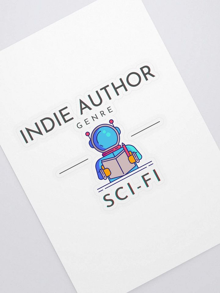 Indie Author Genre Science Fiction Sticker product image (1)