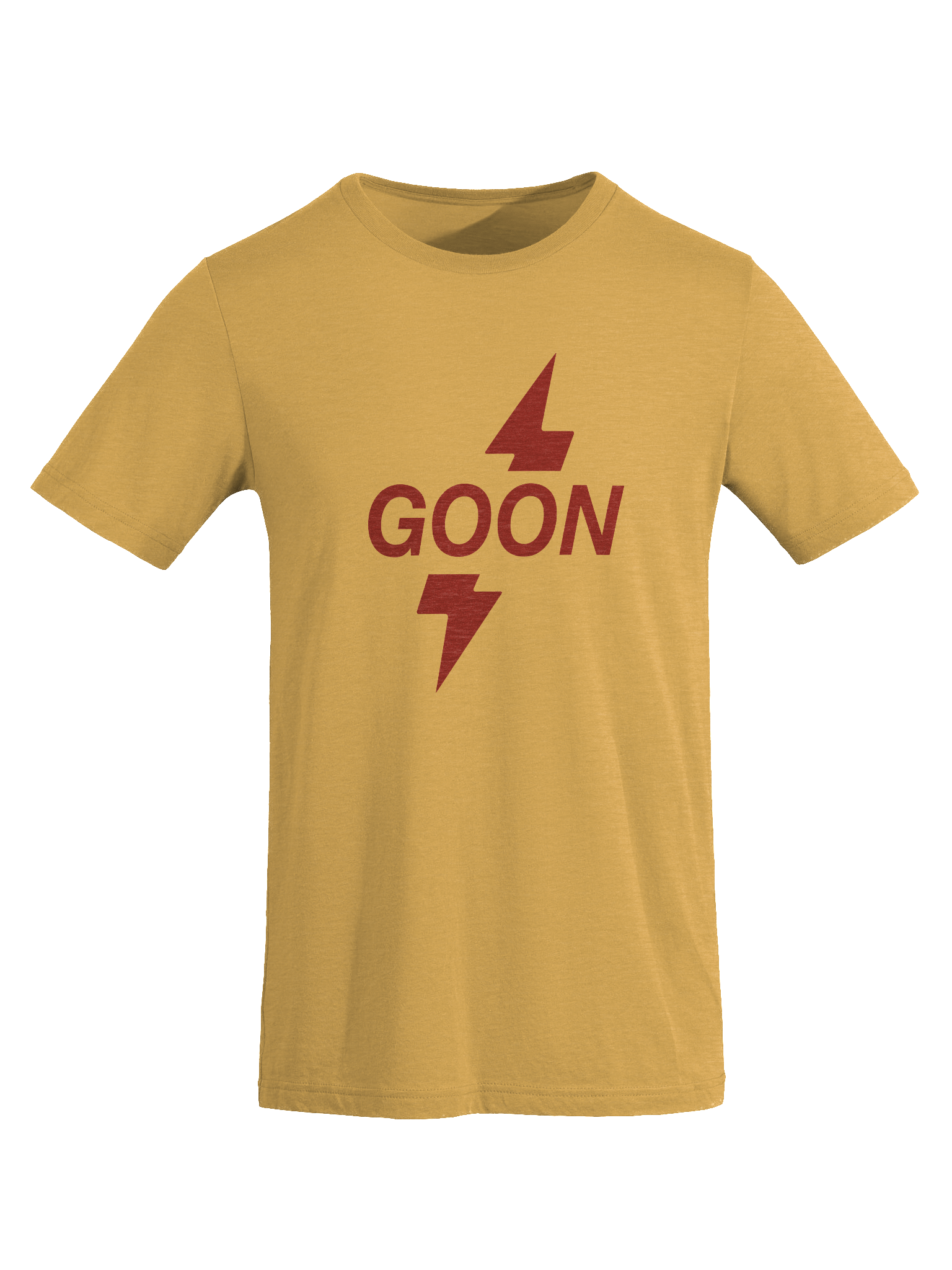 Goon Bolt Short Sleeve T-Shirt Yellow (Large Logo) product image (8)
