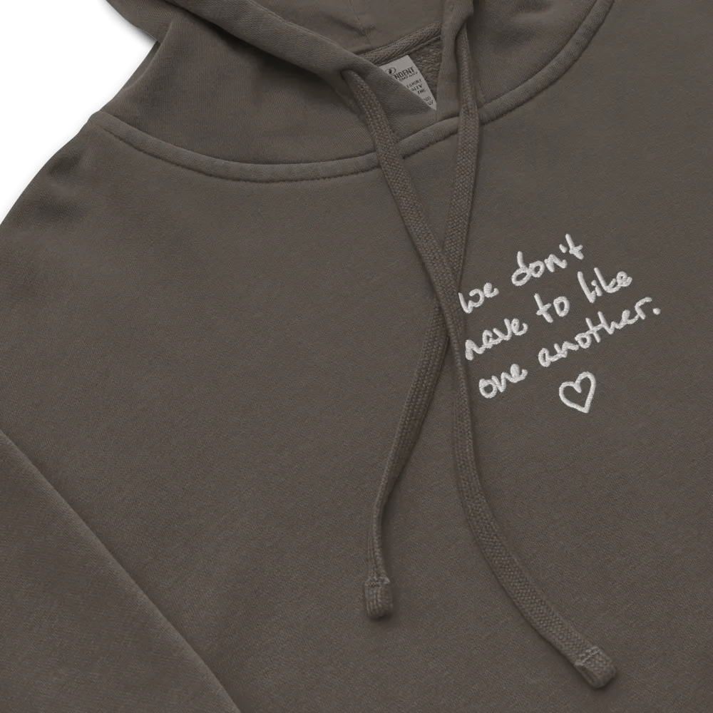 ONE ANOTHER embroidered pigment hoodie product image (1)