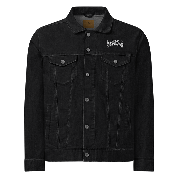 Death Metal Denim Jacket (Embroidered) product image (1)