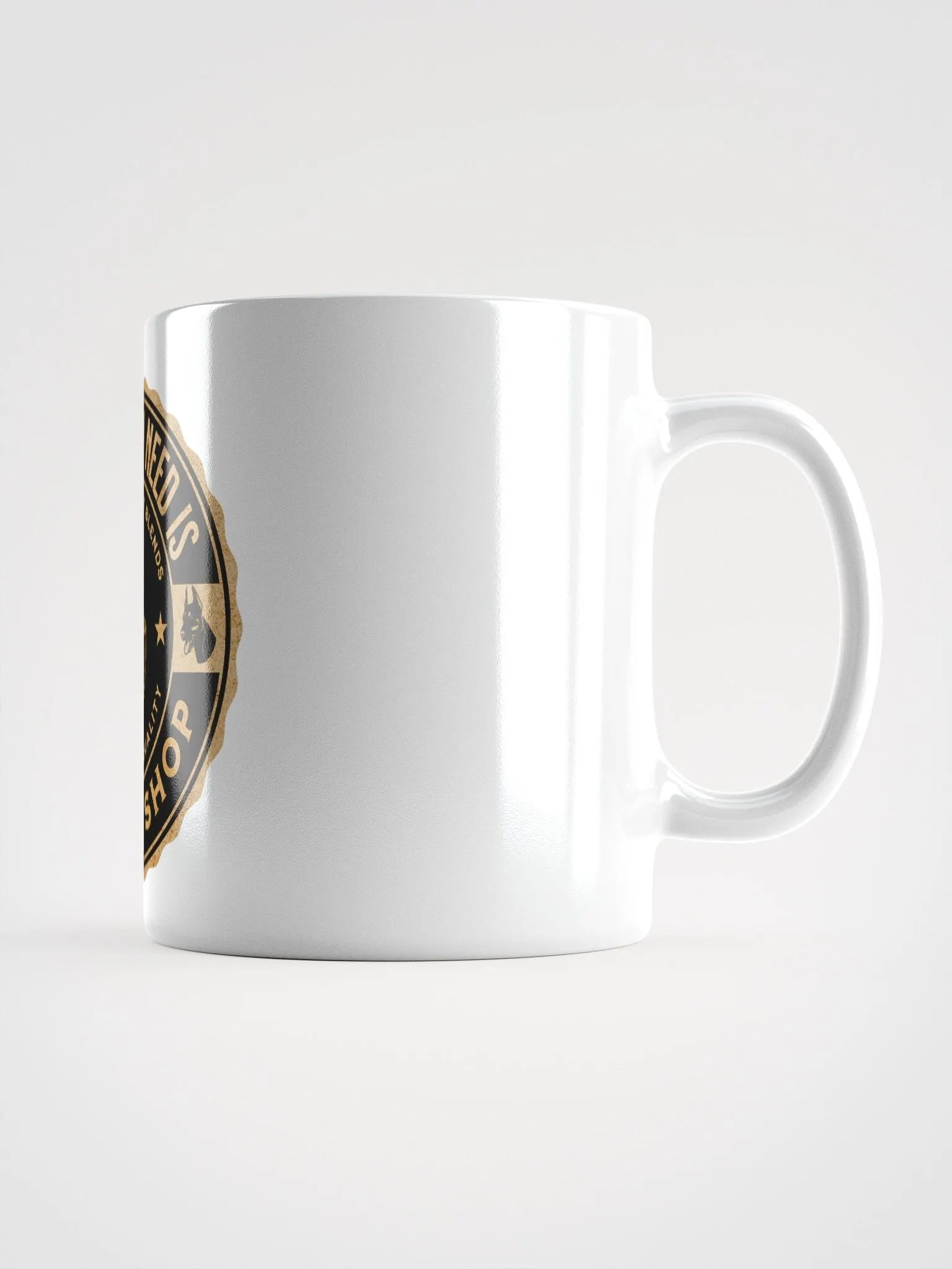 Only Thing I Need Is My Coffee And Doberman - White Mug product image (1)