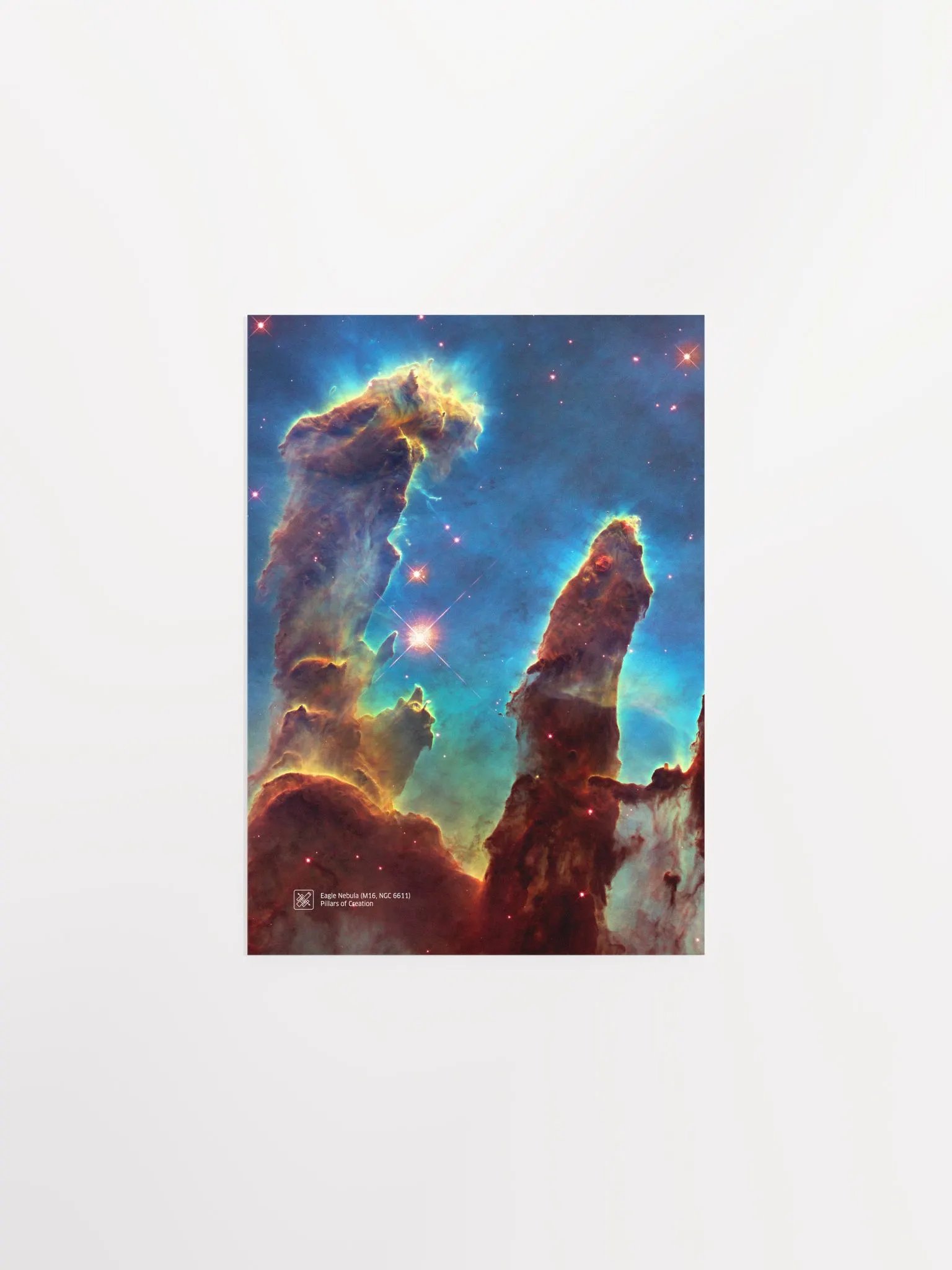 The Pillars of Creation. Eagle Nebula (M16, NGC 6611), NASA Hubble Space Telescope — Hi-Res Space poster, science poster, space photo product image (10)