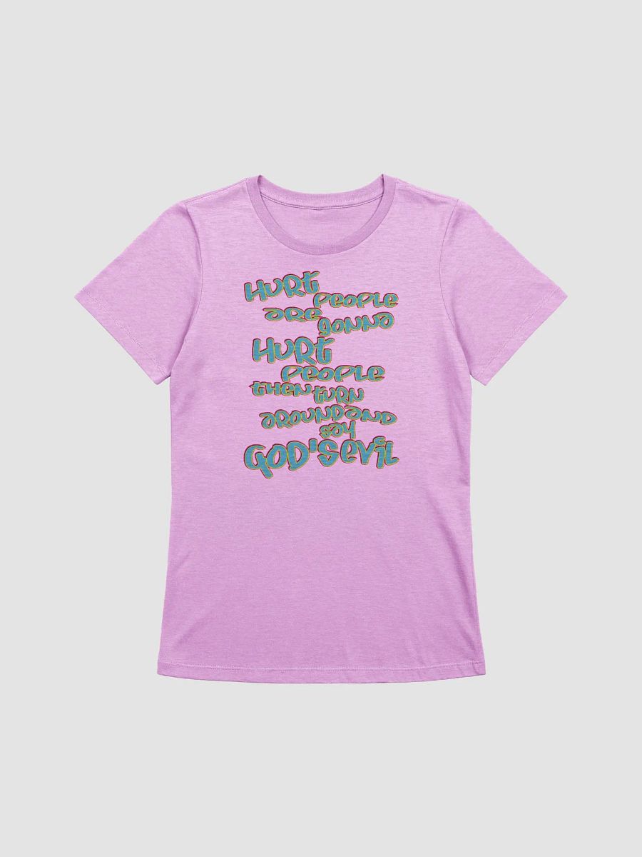Hurt People - Blue Graffiti - Bella+Canvas Women's Supersoft Relaxed-fit T-Shirt product image (2)