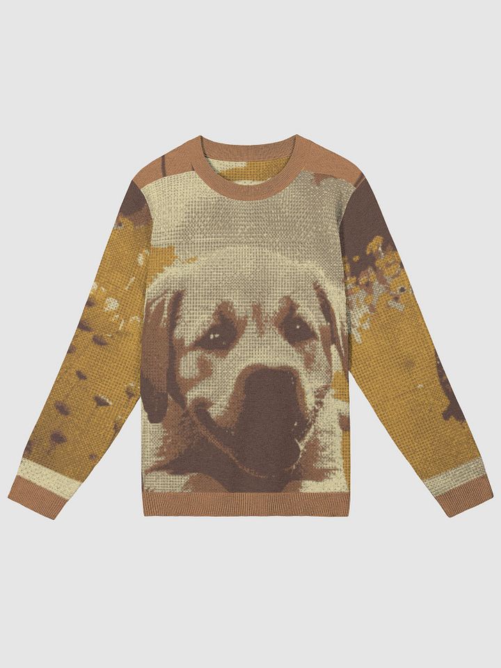 Tail-Wagging Fun: The Classic Jacquard Crewneck Sweater for Dog Lovers product image (5)