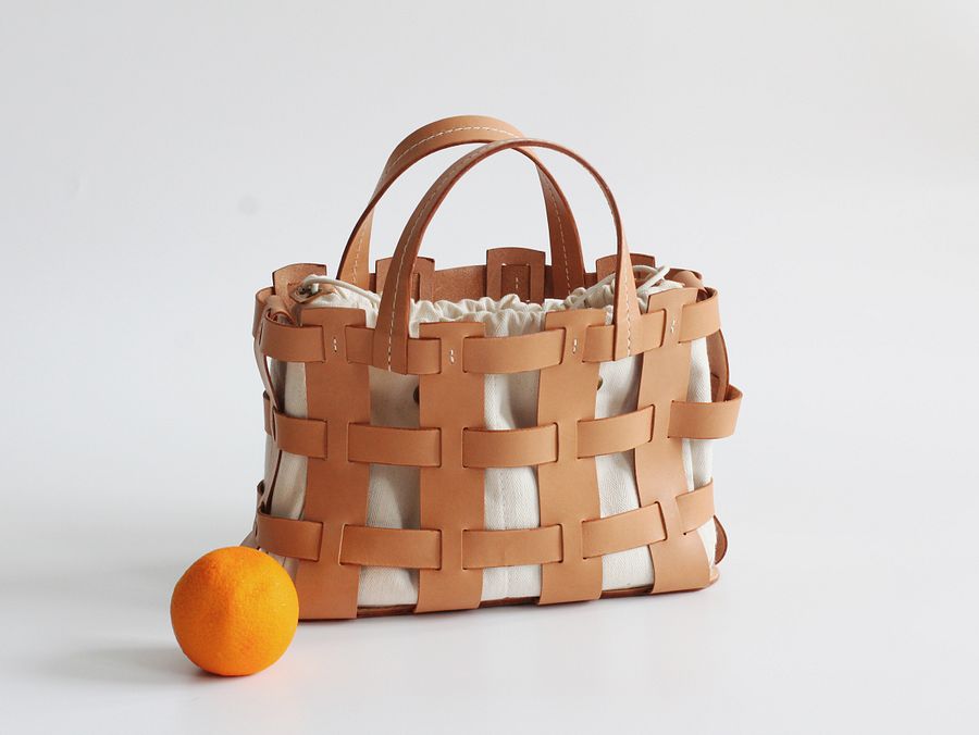 Vegetable Tanned Leather Caged Bag - Small product image (10)
