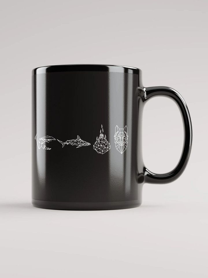 Origami Black Mug product image (1)