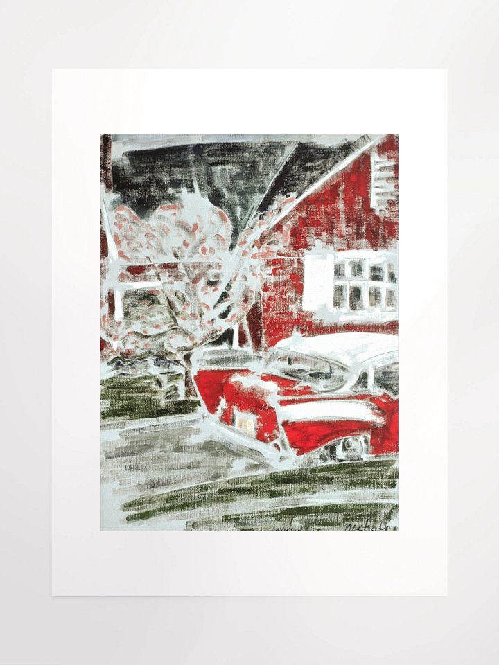 In the Window Behind the Woman (1985) print product image (1)