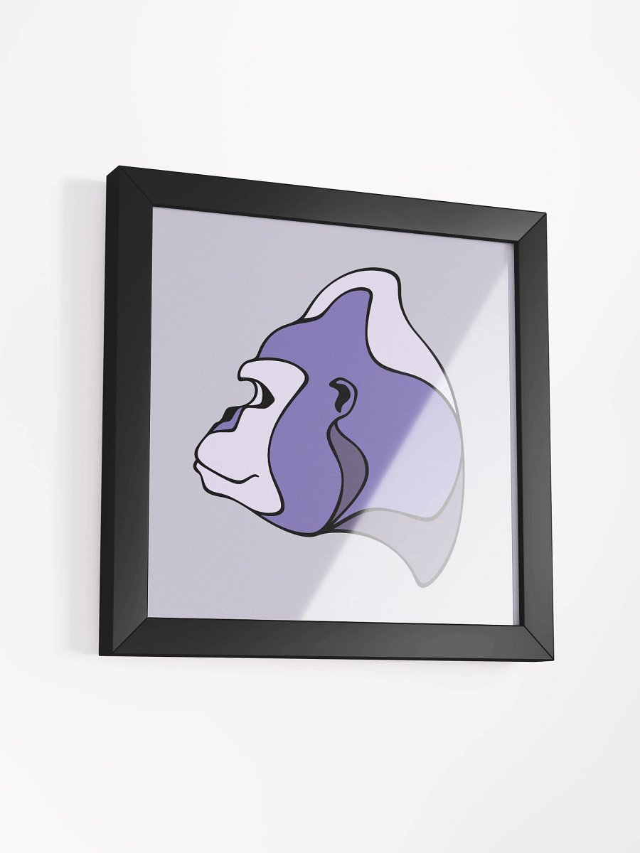 Majestic Gorilla - Framed Square Poster product image (14)