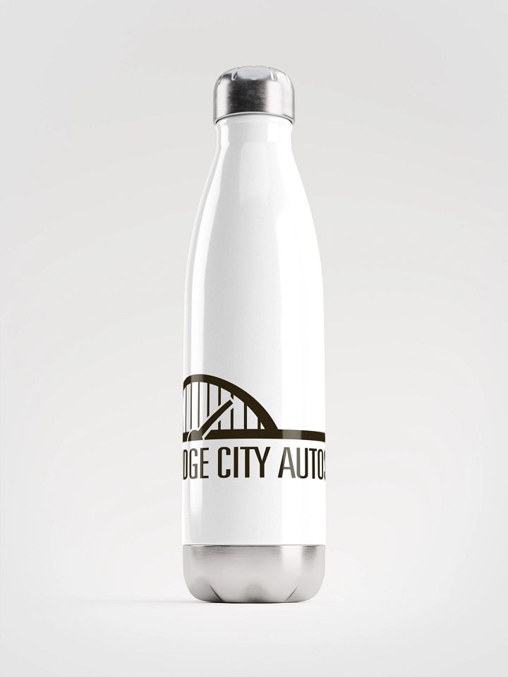 Bridge City Autosports Black Logo Stainless Steel Water Bottle product image (1)
