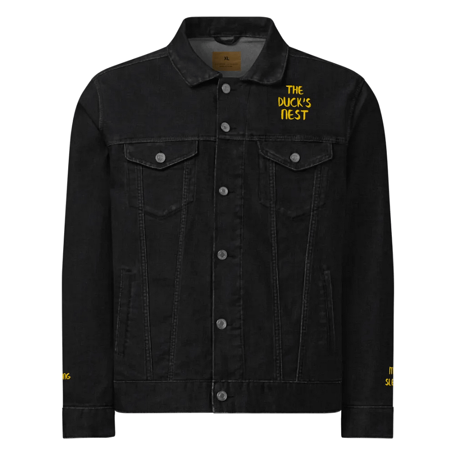 Quirky Yellow Denim Jacket - THE DUCK'S NEST product image (1)