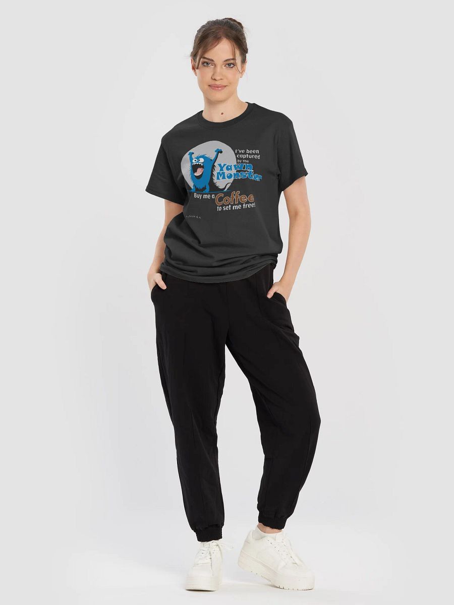 Blue Yawn Monster buy me Coffee t-shirt product image (5)