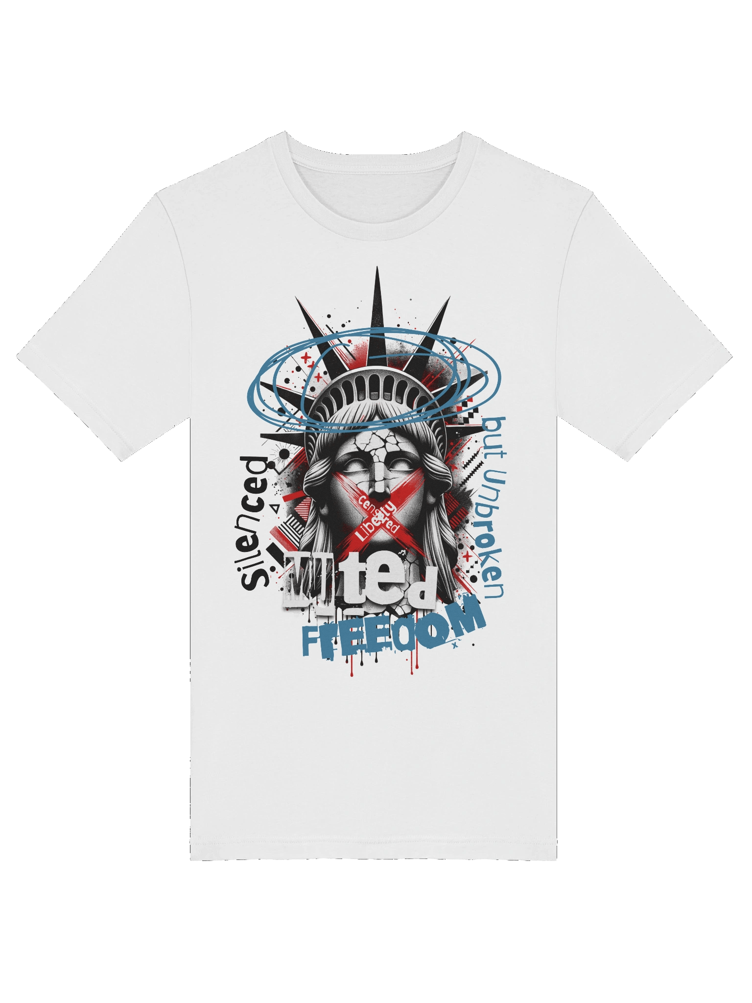Muted Freedom | Unisex Bella+Canvas Supersoft T-Shirt product image (6)