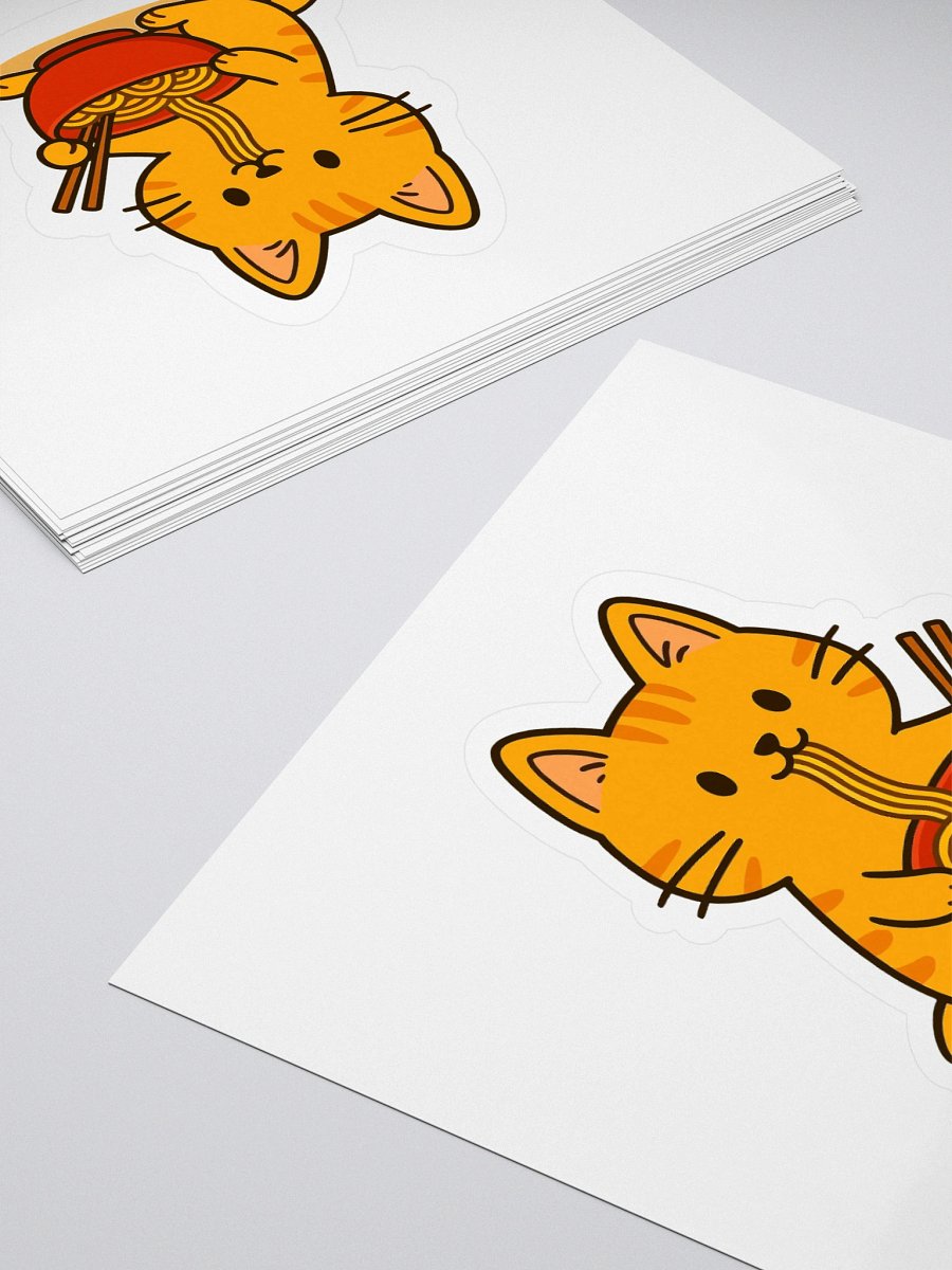 Noodly Nibbles Tabby Stickers product image (4)