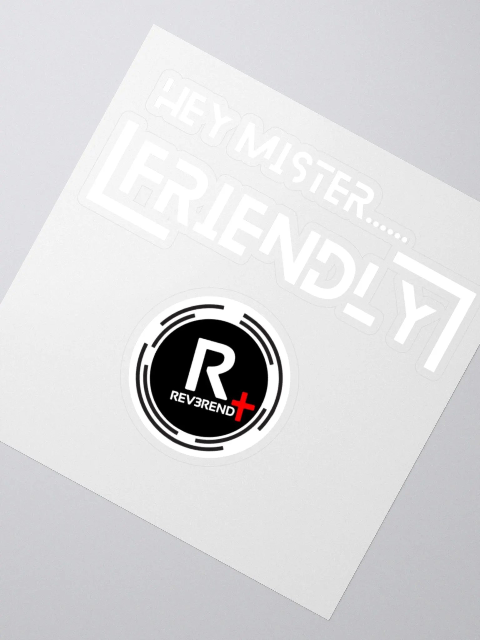 Friendly Reverend Kiss Cut Stickers product image (6)