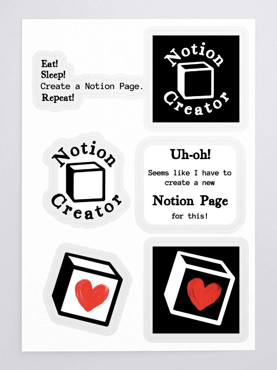 Notion Sticker Sheet product image (3)